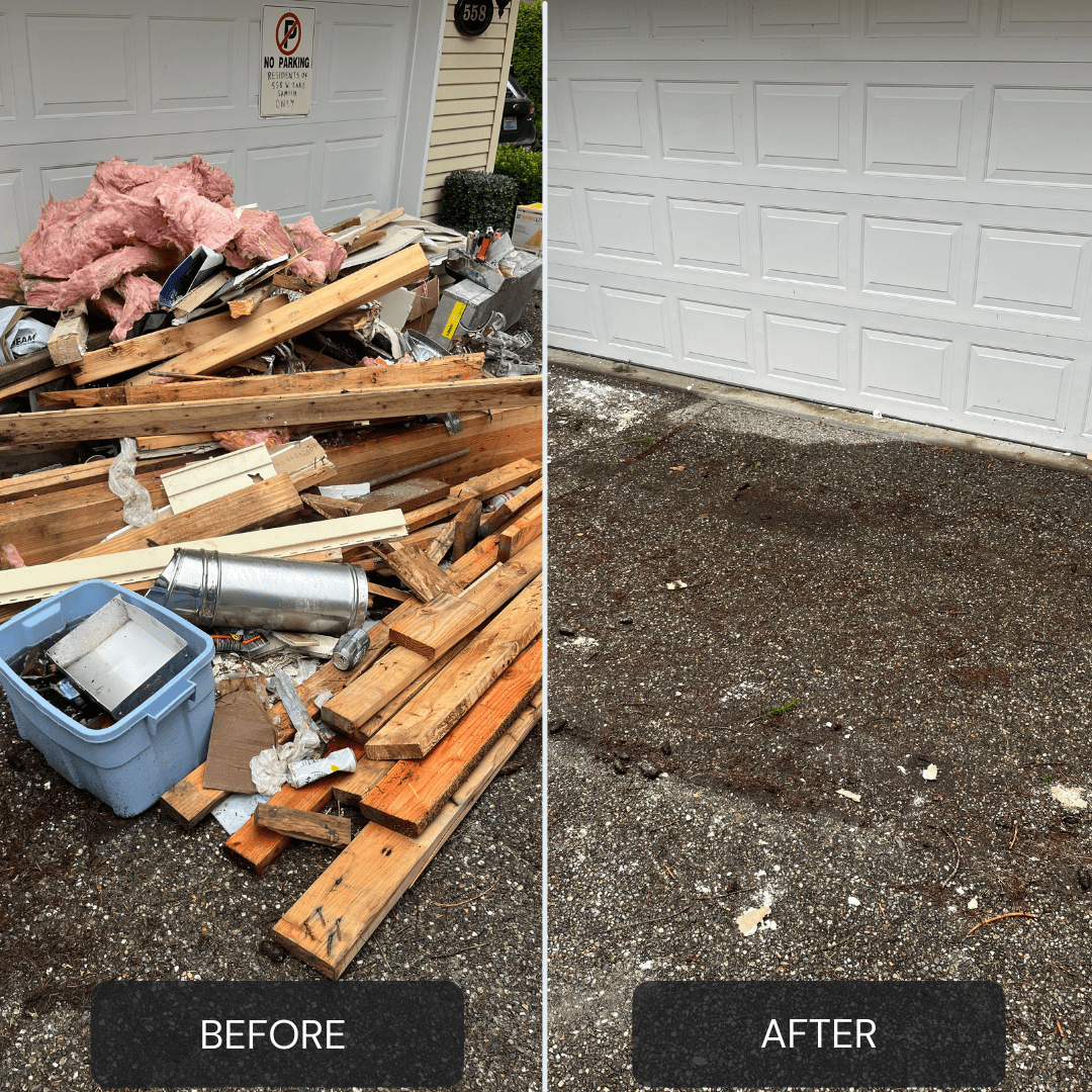Bellingham home before junk removal service
